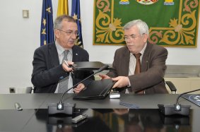 Pedro Castro y Carlos Hernandez Pezzi